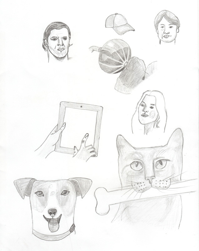 Weekend Drawings CatDog